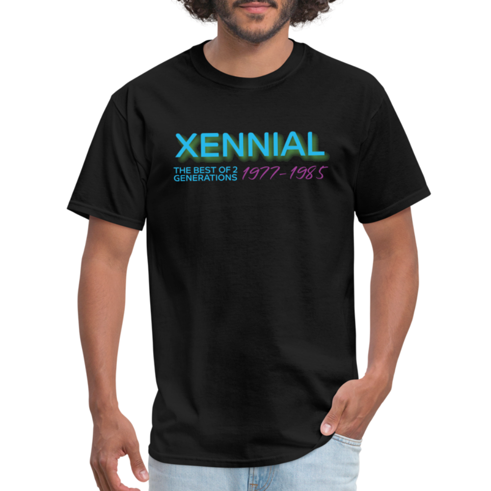 Xennial Years T-Shirt - black