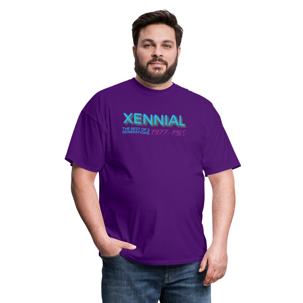 Xennial Years T-Shirt - purple