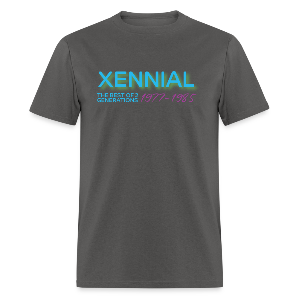 Xennial Years T-Shirt - charcoal