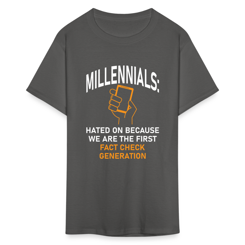 Millennials Fact Check Generation - charcoal