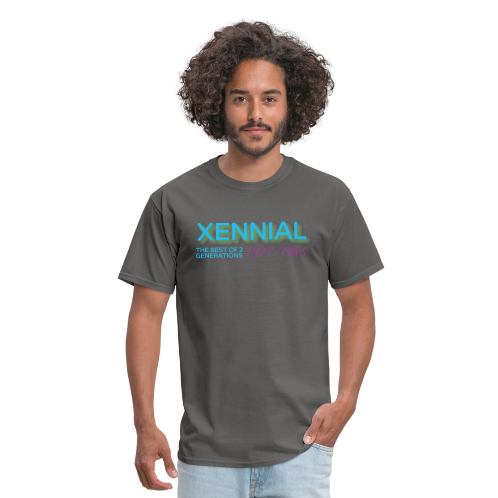 Xennial Years T-Shirt - charcoal