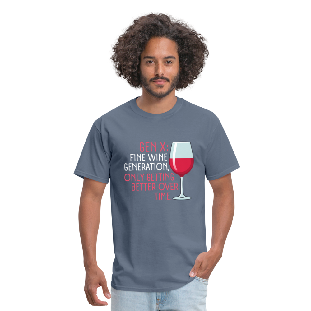 Gen-X Fine Wine T-Shirt - denim