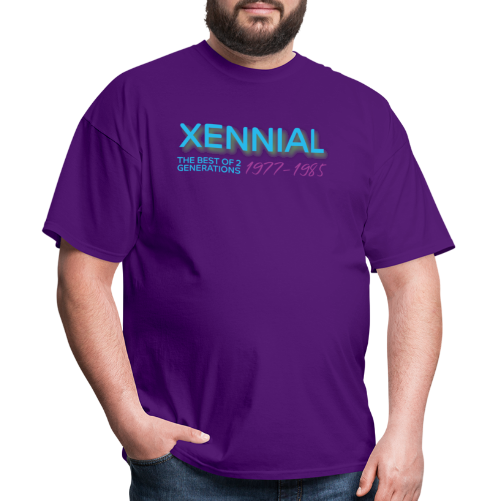 Xennial Years T-Shirt - purple