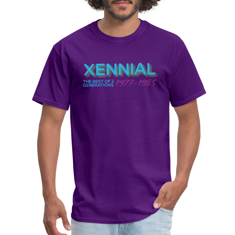 Xennial Years T-Shirt - purple