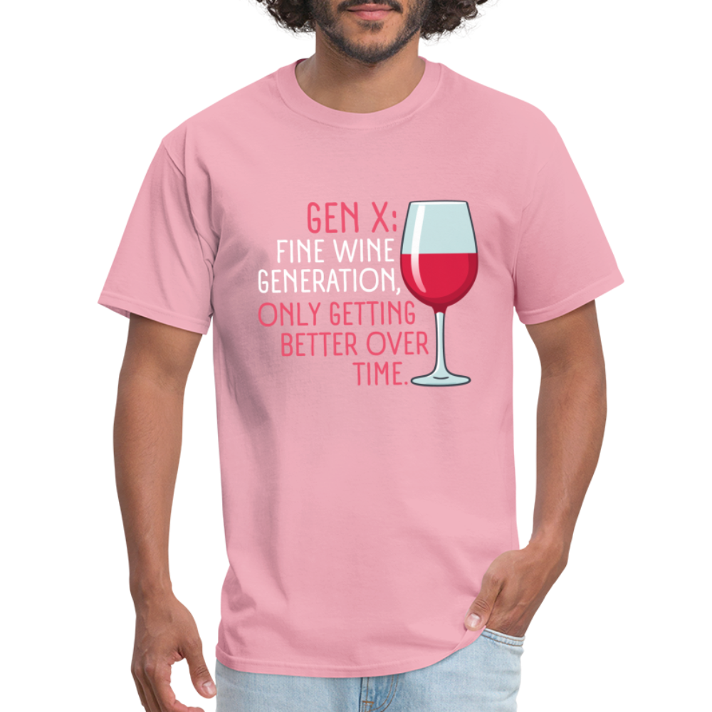 Gen-X Fine Wine T-Shirt - pink