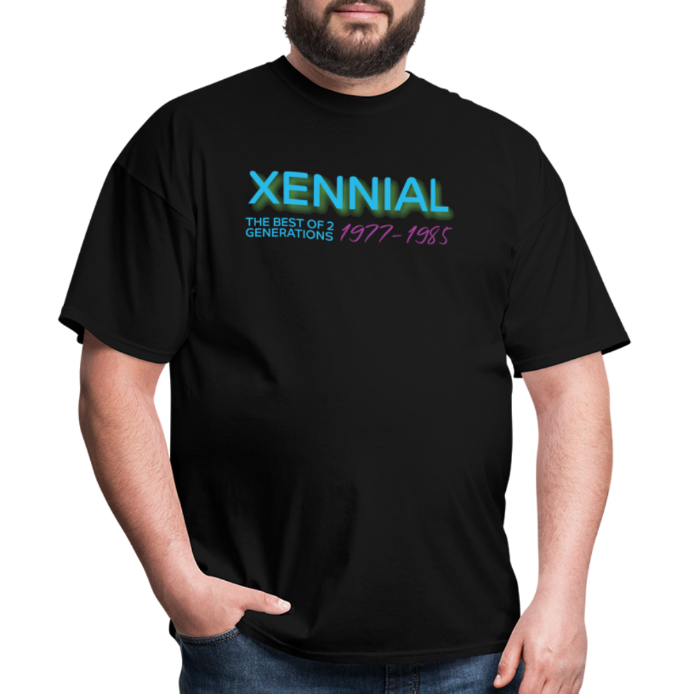 Xennial Years T-Shirt - black