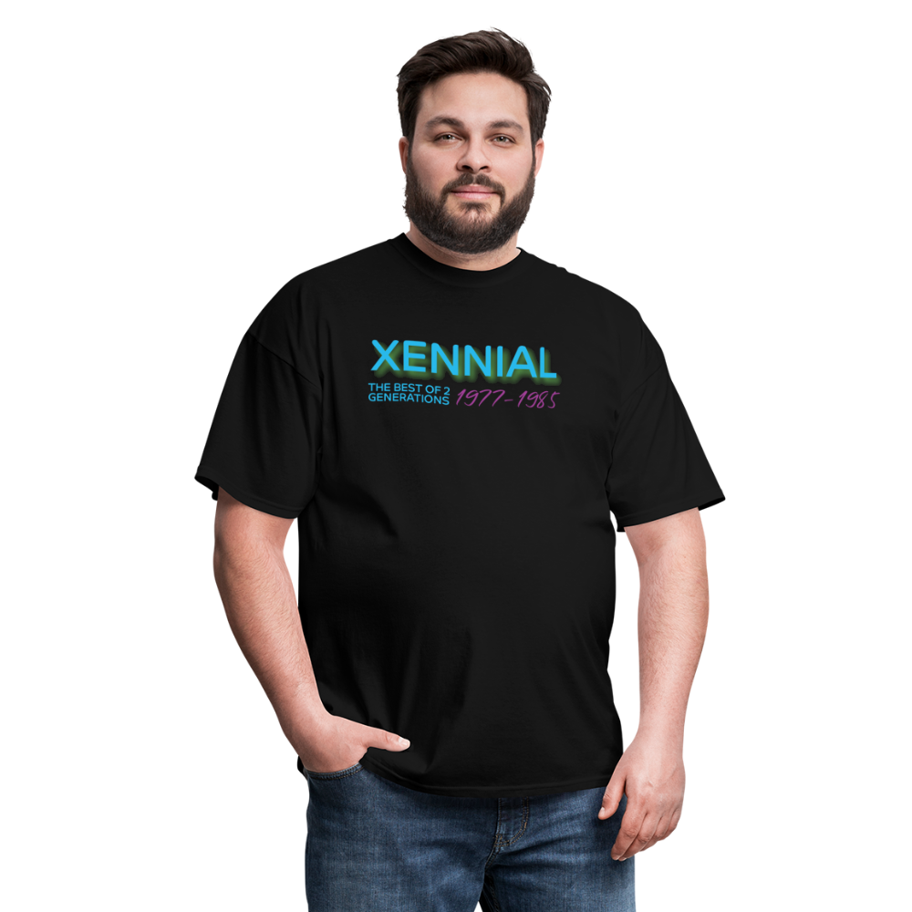 Xennial Years T-Shirt - black