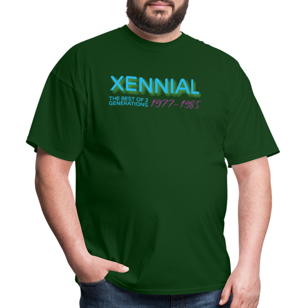 Xennial Years T-Shirt - forest green