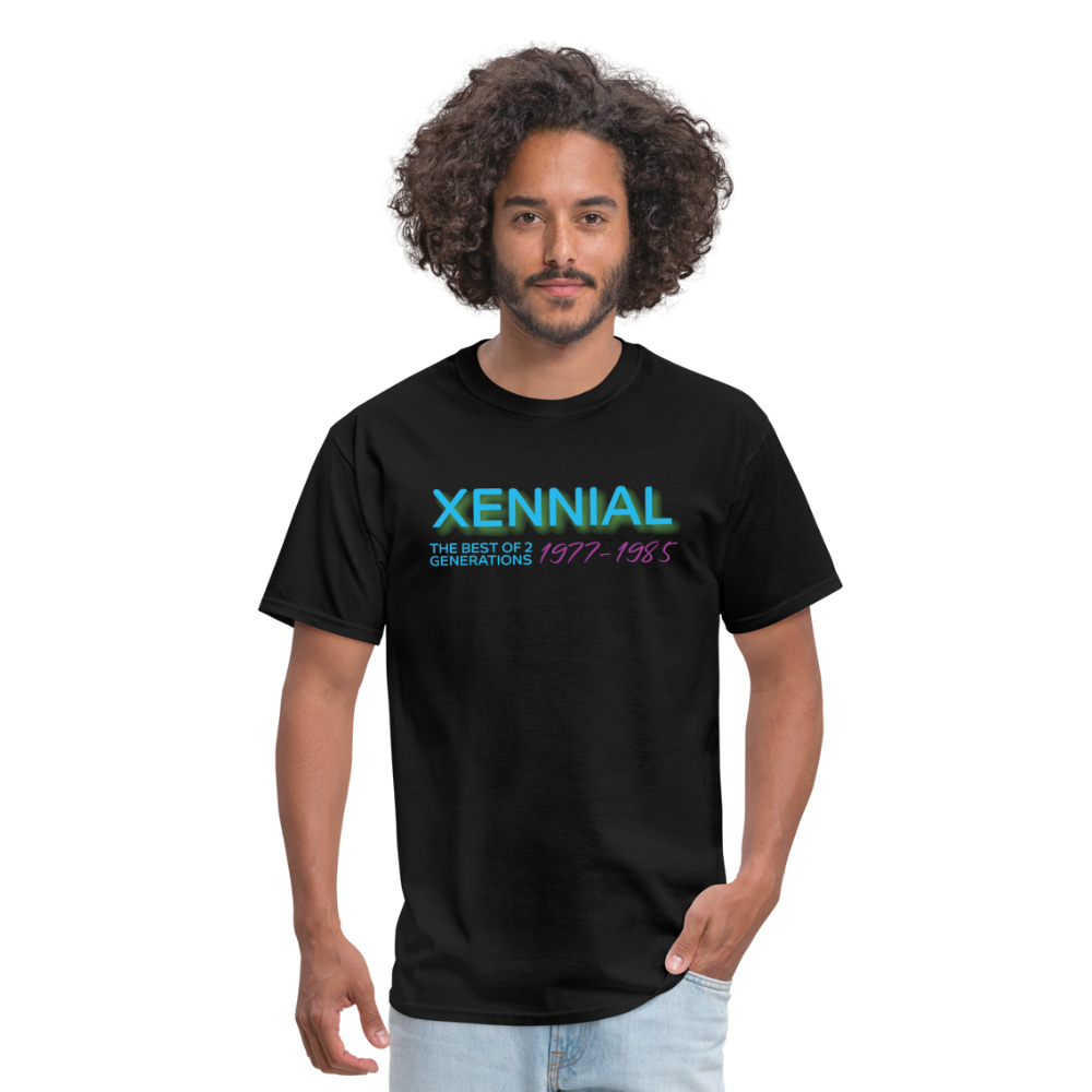 Xennial Years T-Shirt - black