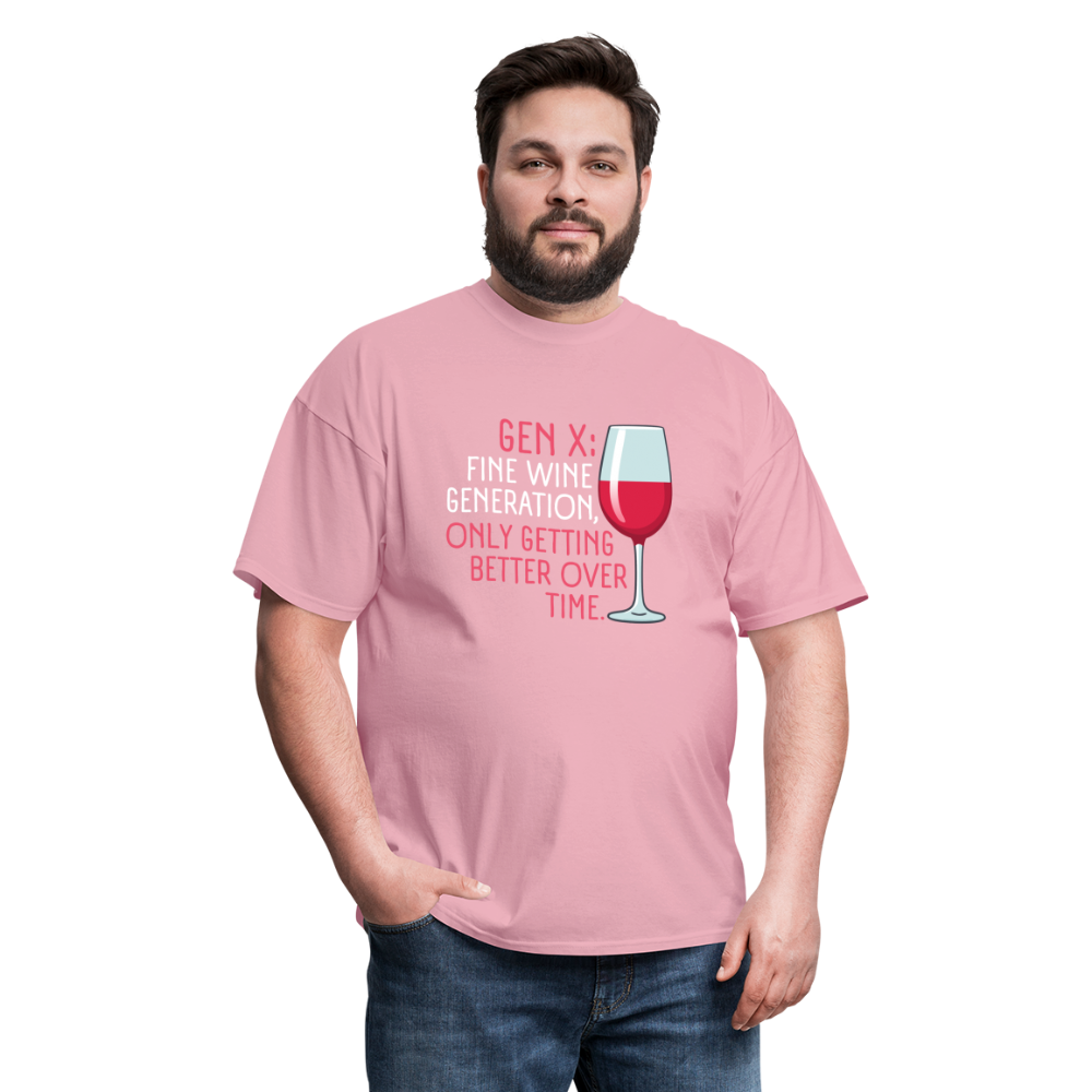 Gen-X Fine Wine T-Shirt - pink