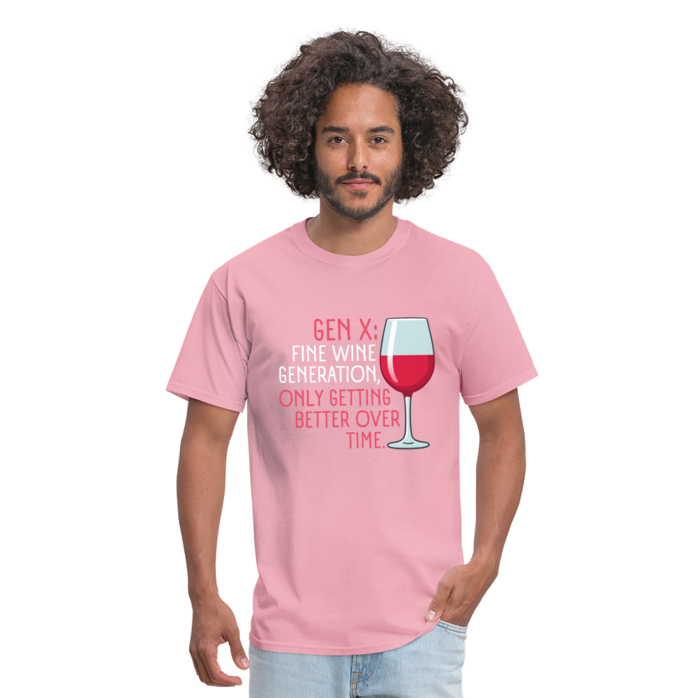 Gen-X Fine Wine T-Shirt - pink