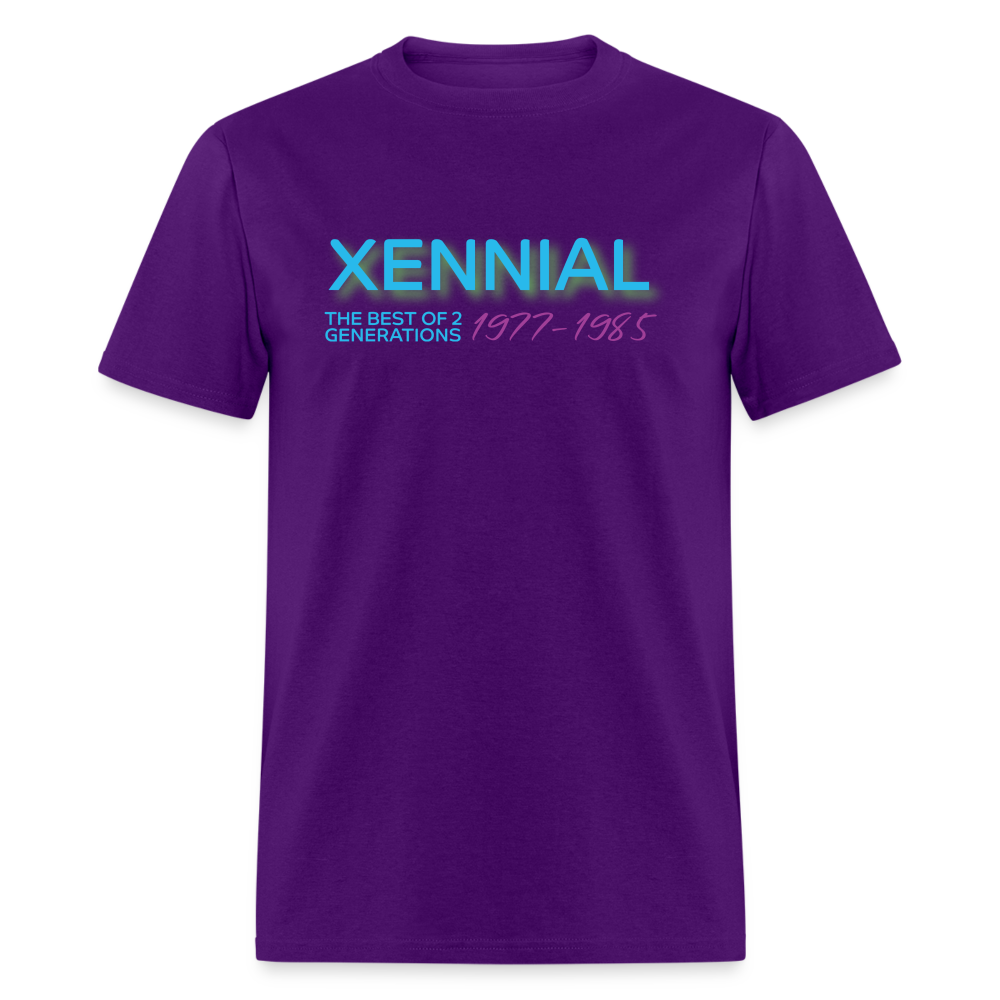 Xennial Years T-Shirt - purple